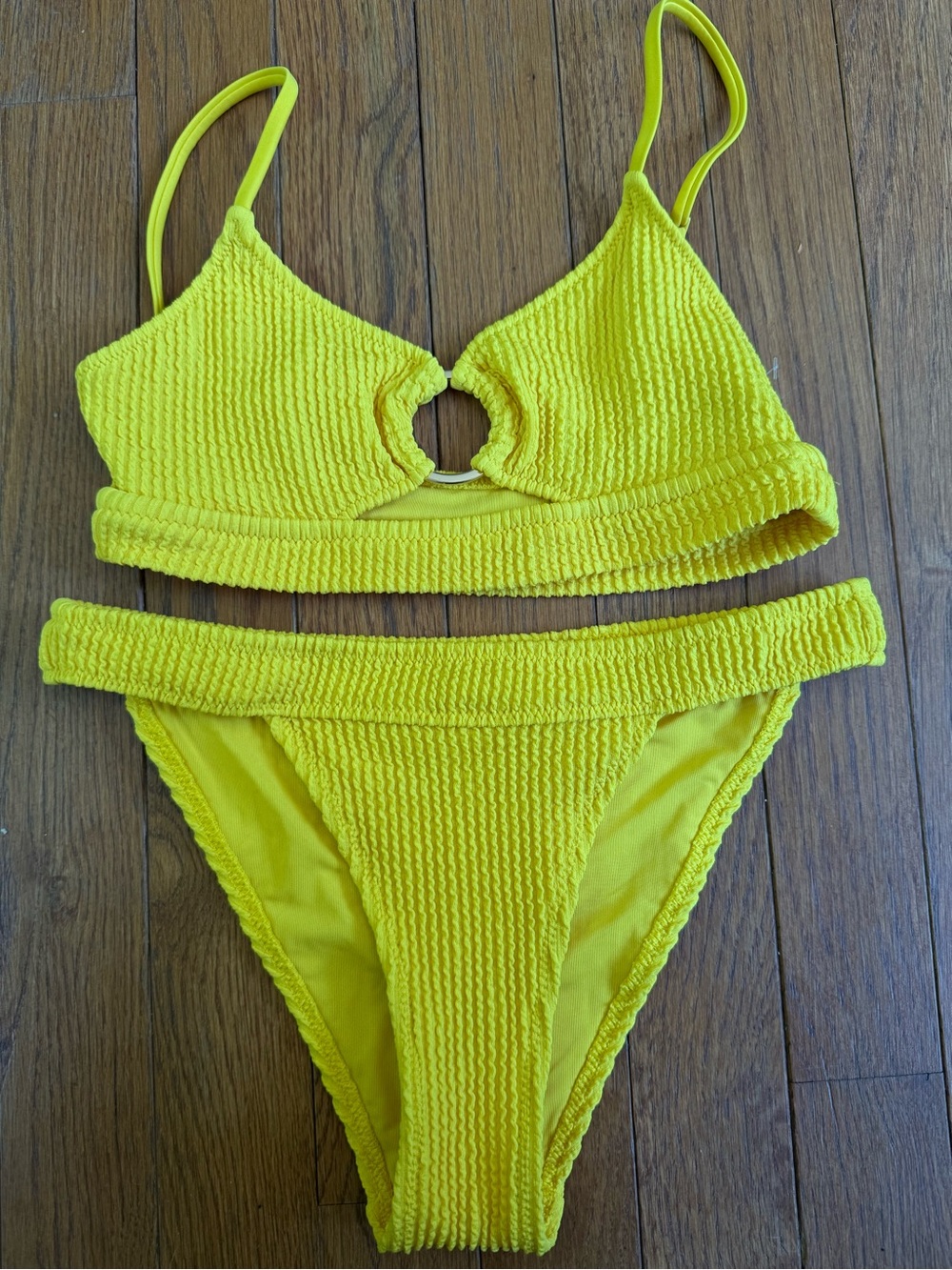 aerie Bright Yellow Cheeky Bikini Bottom